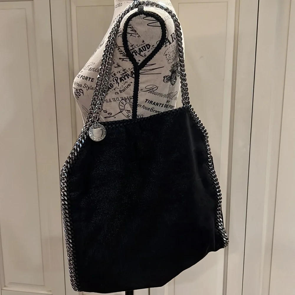 STELLA McCARTNEY Falabella ShaggyDeer Mini Tote Bag with travel/storage bag - Picture 3 of 14